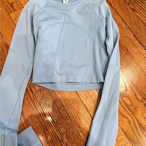 lululemon athletica Sky Blue Long Sleeve Top